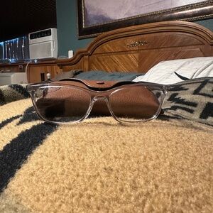 Ray-Ban Gray and clear Glasses Sleek Modern Design